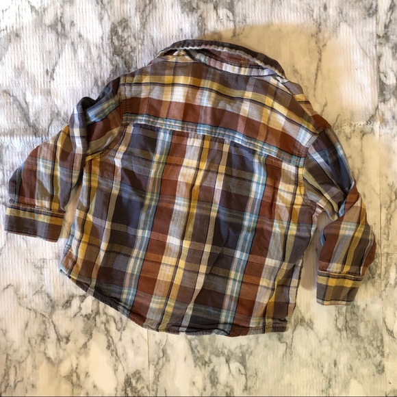 Genuine Kids by OshKosh 18M plaid Flannel - Picture 2 of 8